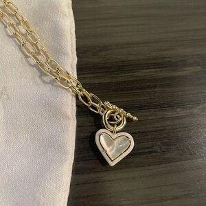 Kendra Scott Gold Heart Pendant Necklace